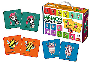 Board Game - Memo Classic Plus. Sounds and Movements