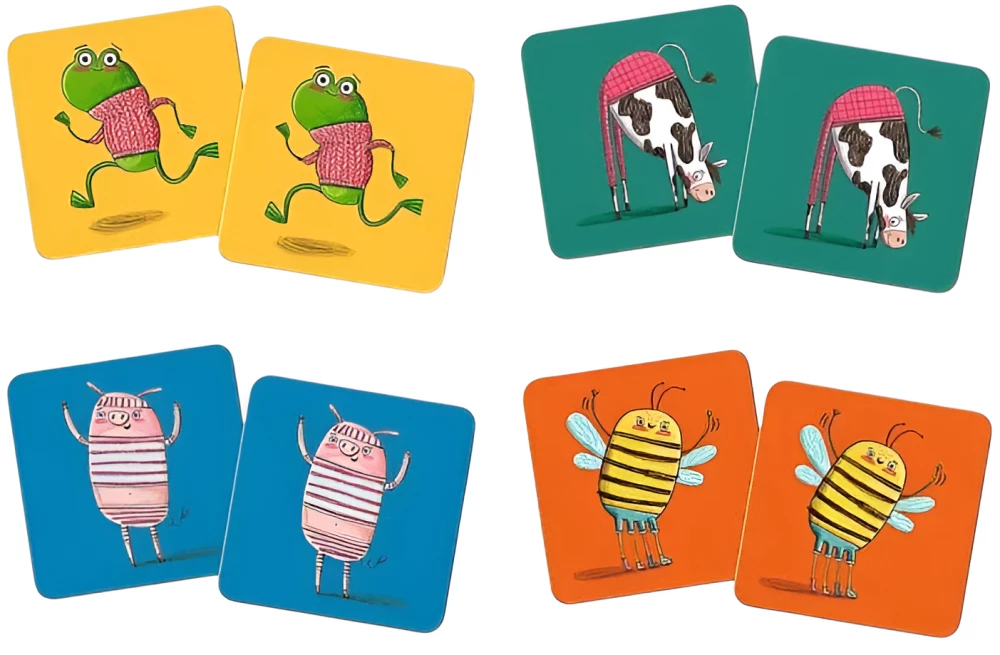 Board Game - Memo Classic Plus. Sounds and Movements