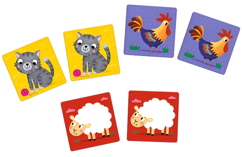 Board Game - Memos maxi. Domestic Animals