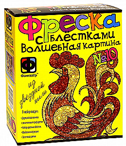 Fresk z brokatem - Kogut