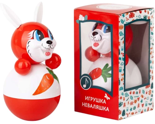 Игрушка-неваляшка - Зайчик