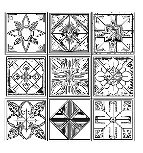Cozy Coloring Anti-Stress. Quilted World. 23 Themes for Creativity and Inspiration