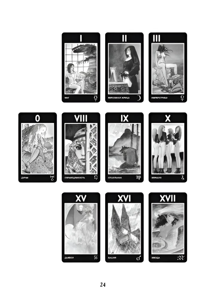 Tarot Manara. Business on the Edge of Sex. Volume 1. Major Arcana