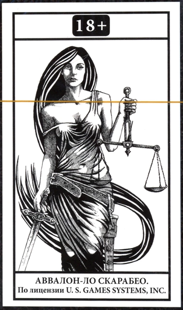 Schwarz-weiß Tarot