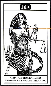 Schwarz-weiß Tarot