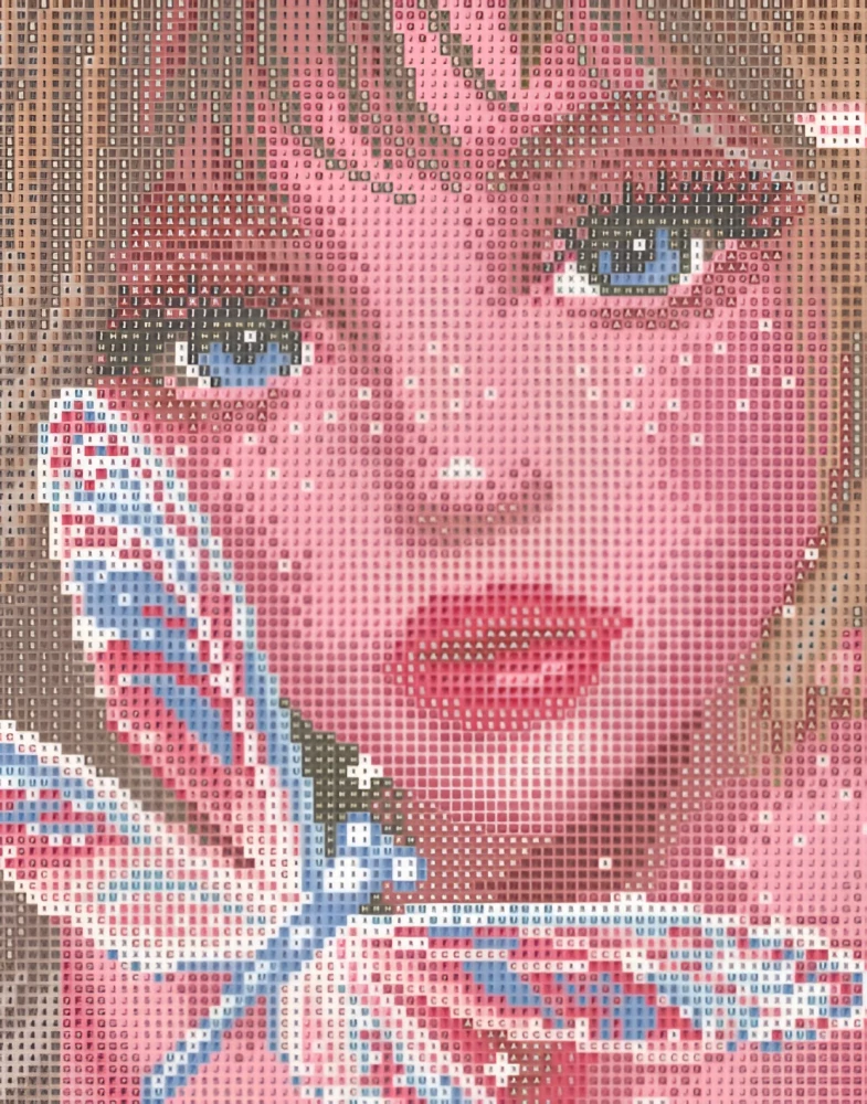 Diamant-Mosaik auf Keilrahmen - Mädchen und Libelle, 20x25cm