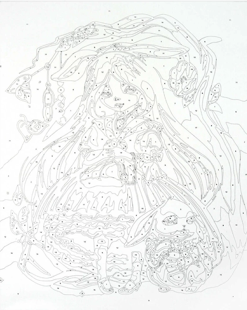 Paint by Numbers - Alice, 30x40cm