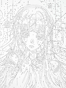 Color by numbers - Disco-Anime, 30x40cm