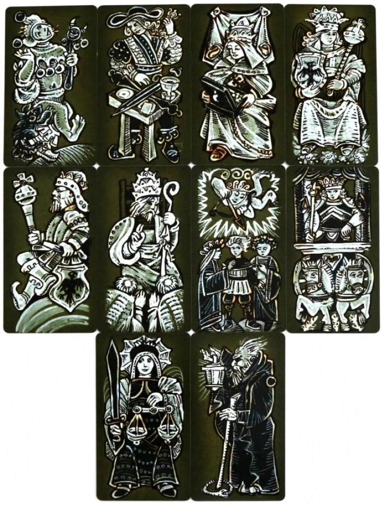 Tarot Cards - Shadow of Marseille Tarot (78 cards)