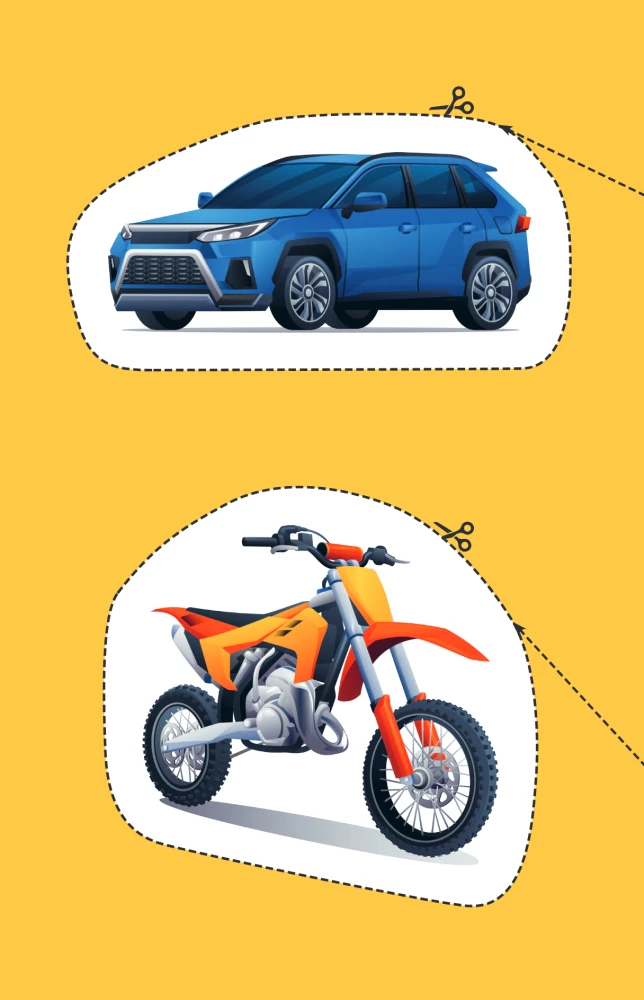 Meine ersten Ausstechformen. Autos