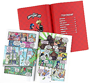 Ladybug and Cat Noir. Comic. Superheroes in Paris