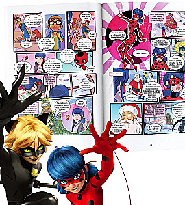 Ladybug and Cat Noir. Comic. Superheroes in Paris