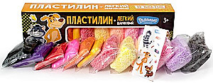 Light Plasticine - Prostokvashino, 12 Colors