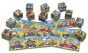 Smart Cubes. Racing Cars, 12 Pieces