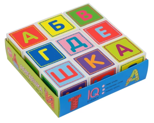 Inteligentne kostki - Abecadło, 9 sztuk