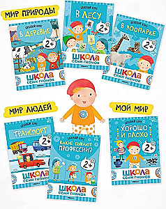 Schule der sieben Zwerge. 12 Entwicklungsbücher. Jährlicher Basiskurs. Set 2+