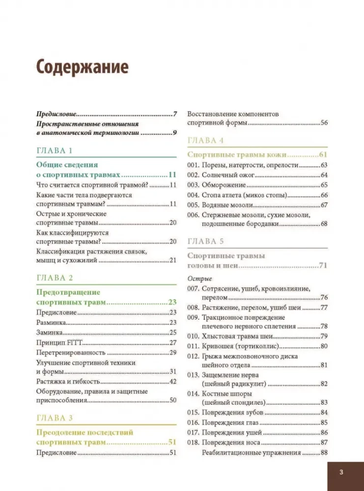 Anatomie von Sportverletzungen