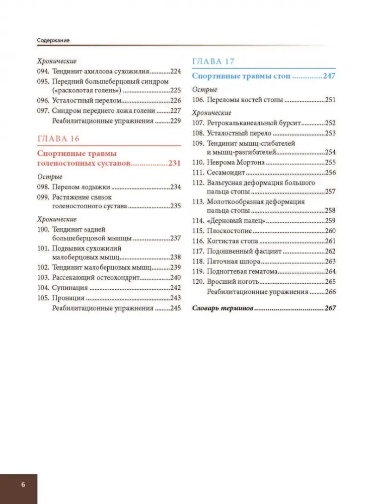 Anatomie von Sportverletzungen