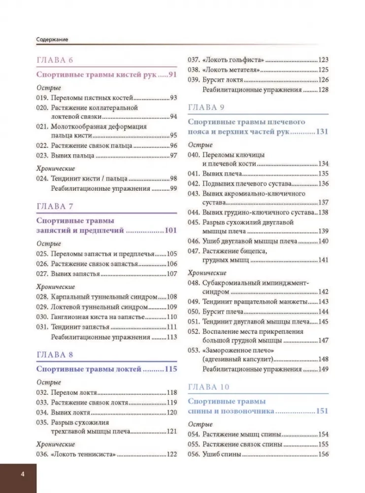 Anatomie von Sportverletzungen