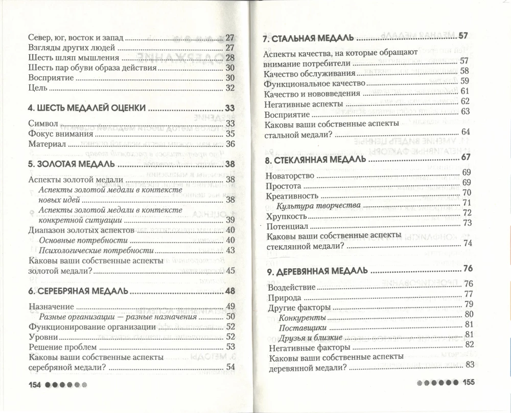 6 medali ocen