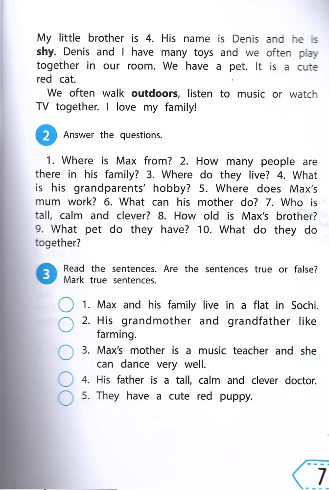 Reading in English: Grade 3