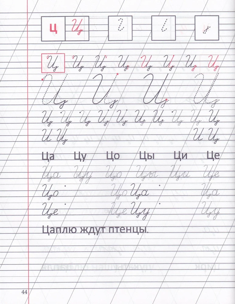 Wykształcenie umiejętności kaligraficznego pisania