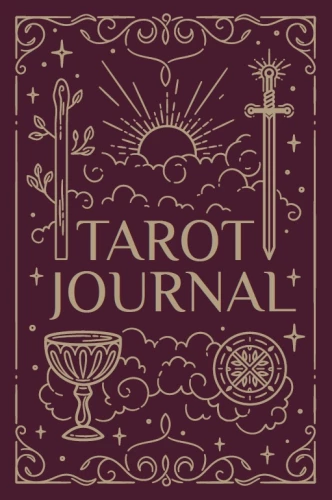 Tarot žurnāls - Bloknot, dienasgrāmata, burtnīca, ikdienas grāmata taro tarologam uz atsperes