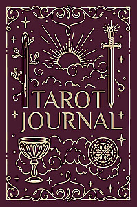 Tarot žurnāls - Bloknot, dienasgrāmata, burtnīca, ikdienas grāmata taro tarologam uz atsperes