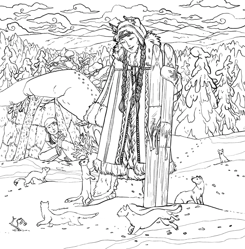 Icchi, the Raven Kuth and Other Spirits of Siberian Legends