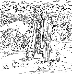 Icchi, the Raven Kuth and Other Spirits of Siberian Legends