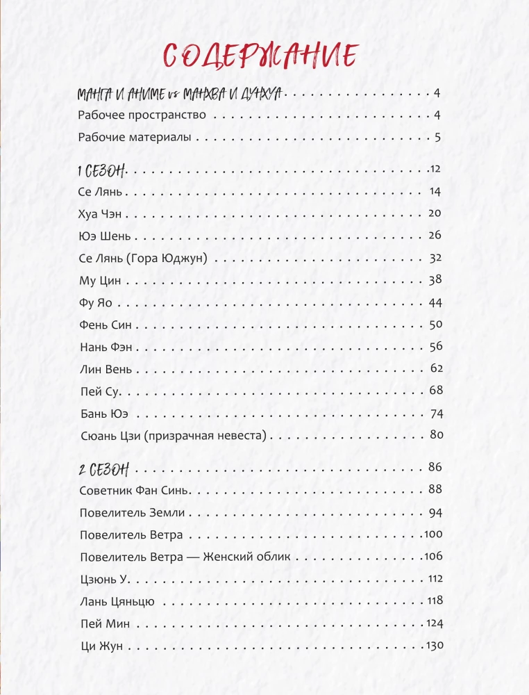 Der Segen der Himmel. Offizielles Handbuch zum Zeichnen von Charakteren. Band 1