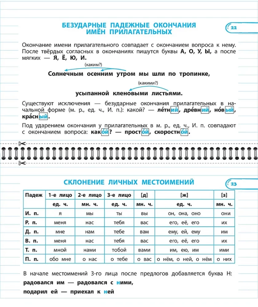 Komplettset Alle Regeln der russischen Sprache. 1–4 Klassen