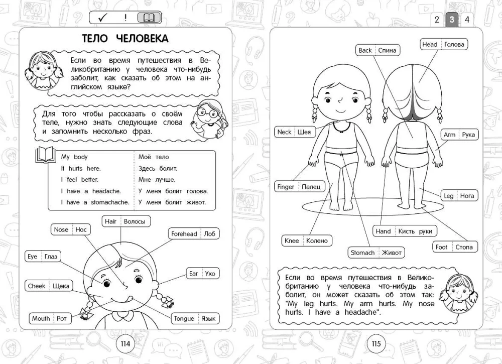 Komplettset Alle Regeln der englischen Sprache. 1–4 Klassen