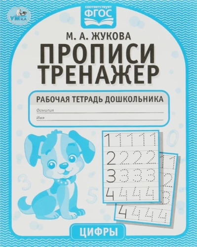 Practice Writing Workbook. Preschooler's Workbook. Numbers