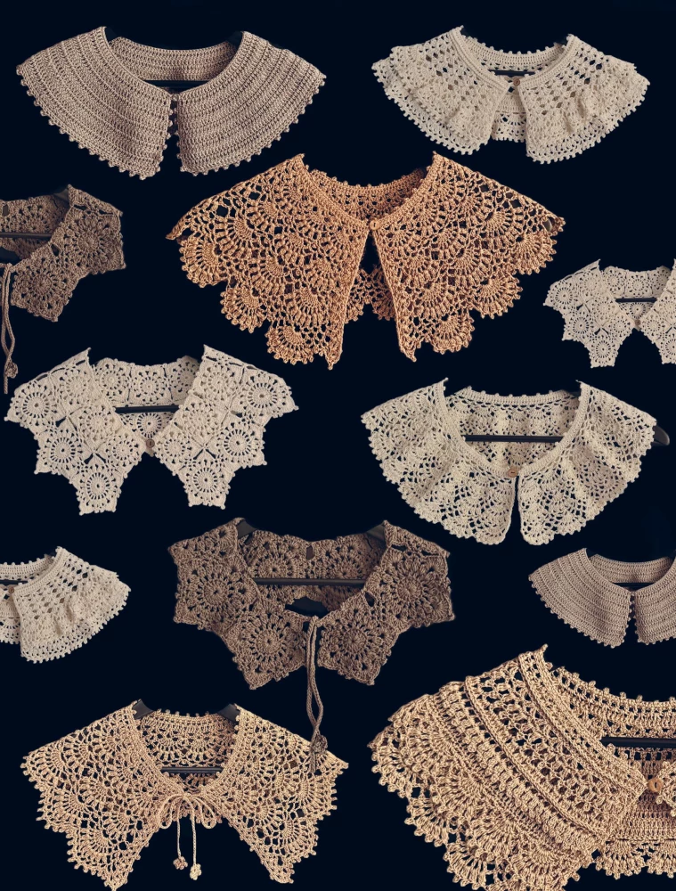 COLLARS that change everything. Lace crochet. 10 author workshops and 1000+ ideas for new designs