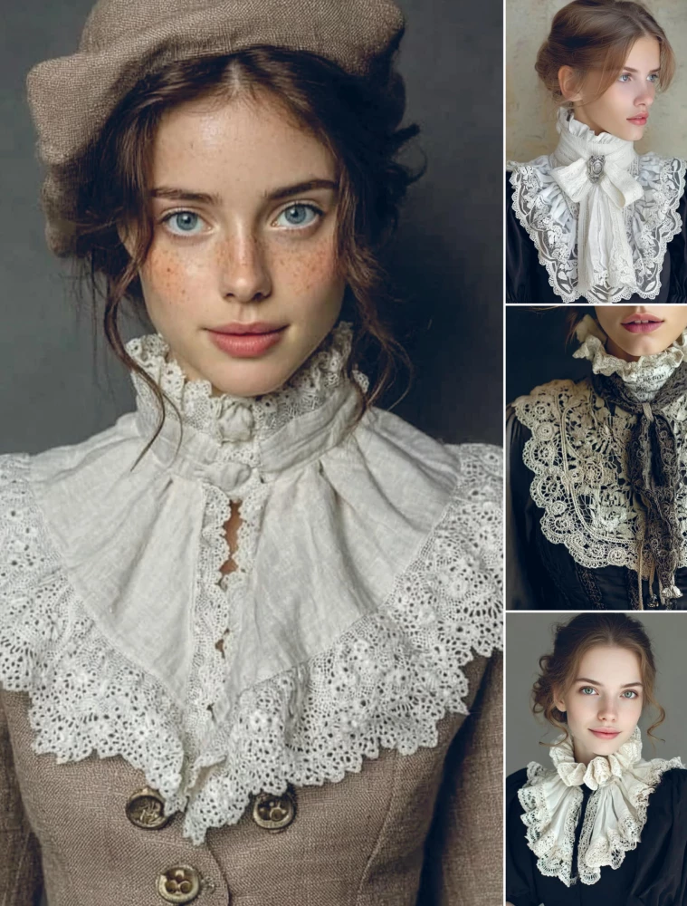 COLLARS that change everything. Lace crochet. 10 author workshops and 1000+ ideas for new designs