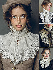 COLLARS that change everything. Lace crochet. 10 author workshops and 1000+ ideas for new designs