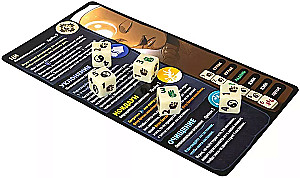 Brettspiel - Thron der Würfel. Mönch vs Paladin