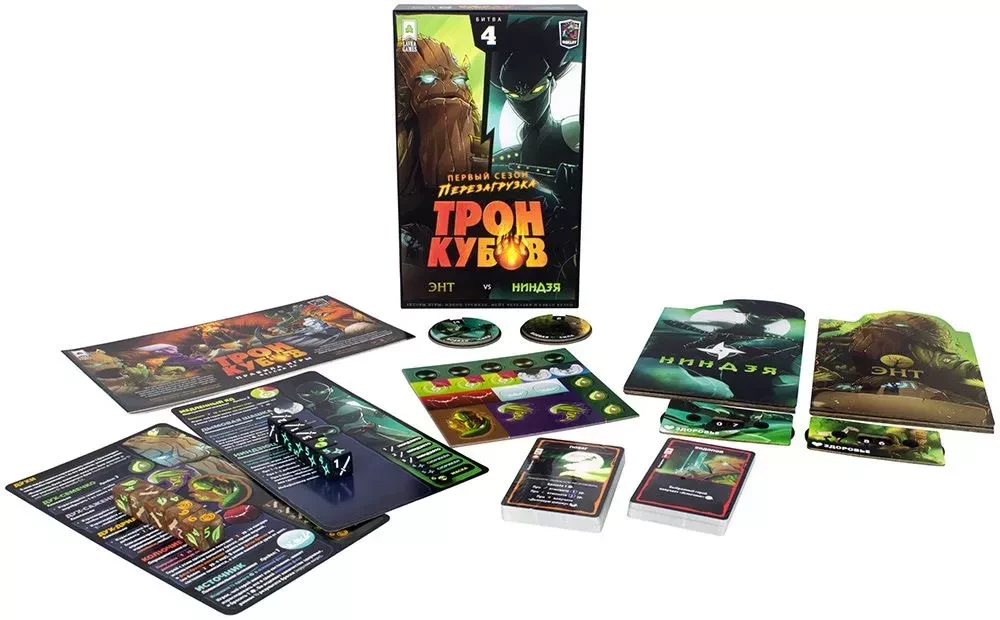 Brettspiel - Thron der Würfel. Ent vs Ninja