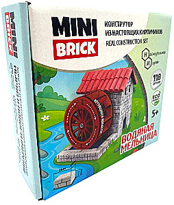 Konstruktorius iš plytelių - Minibrick. Vandens malūnas