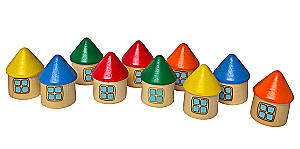 Counting material - Houses, 10 pieces