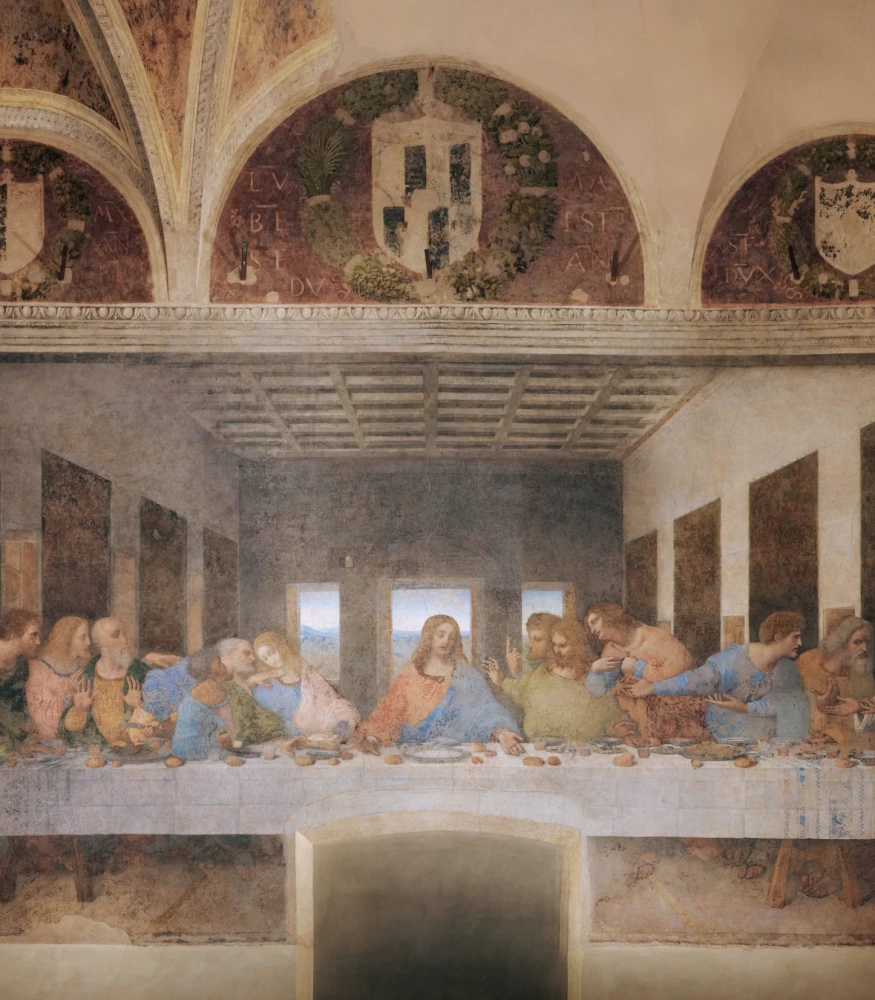 Leonardo da Vinci. The Last Supper. Reconstruction of a masterpiece