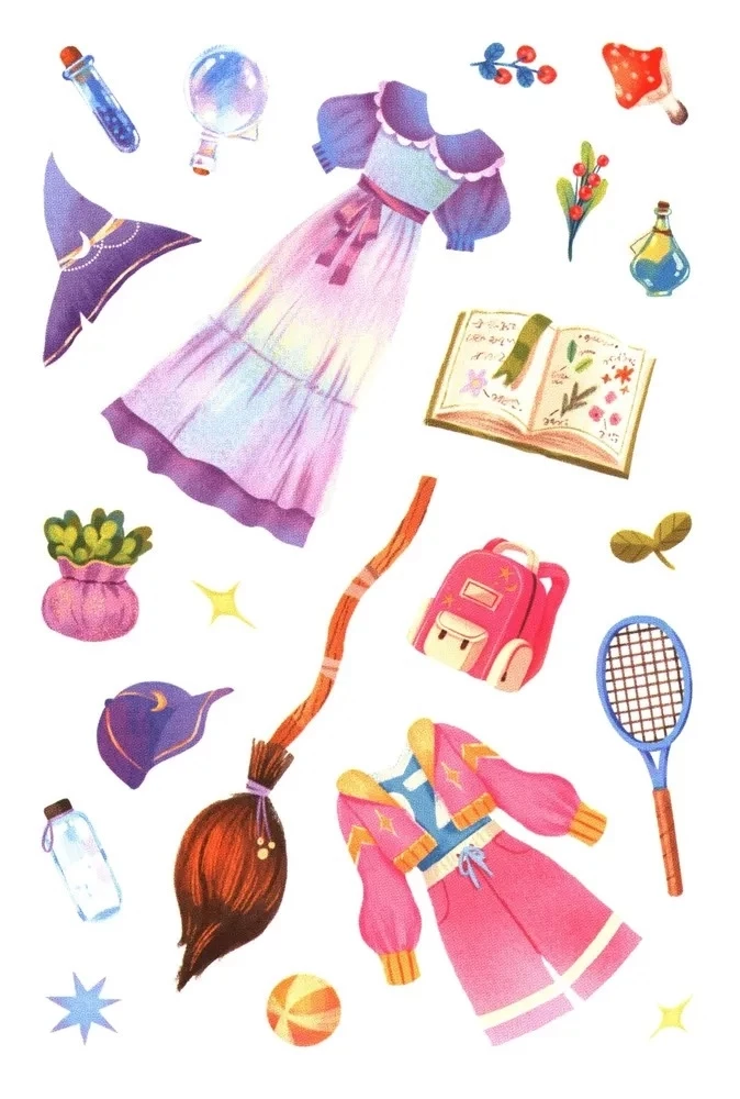 Hexen. Stickerbuch