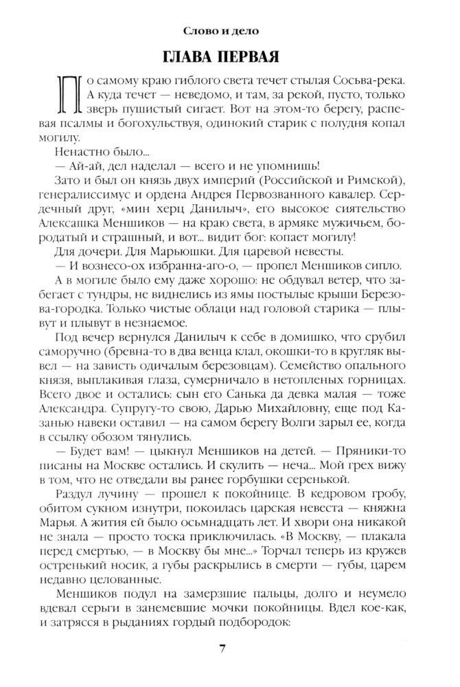 Слово и дело. Книга первая