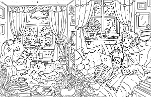 Anti-Stress Coloring Book. My Cat