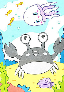 Marine Animals. Picture Book with Application