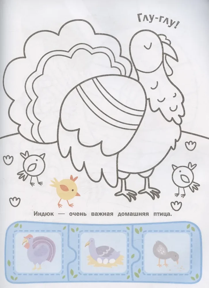 Spalvinimo knyga - Ūkis su lipdukais-dėlionėmis