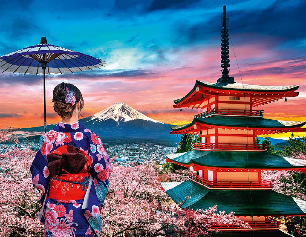 Puzzle 1000 - Fuji vaade