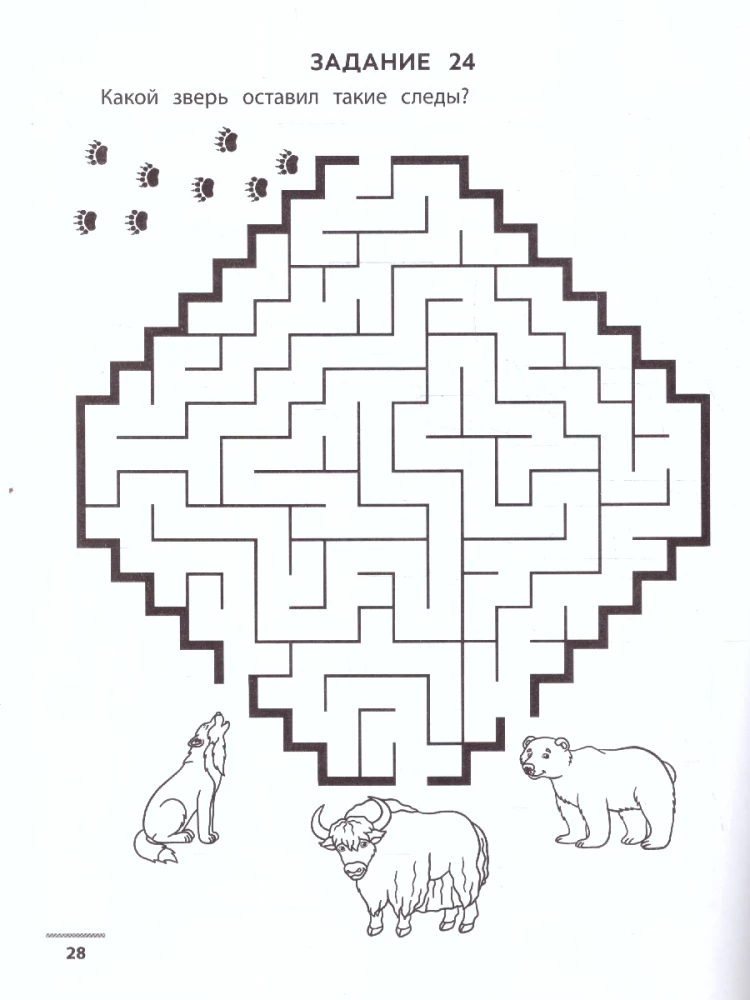 Labyrinthe-Denksport. Visuelle-motorische Koordination entwickeln