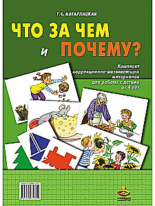 Что за чем и почему? Комплект коррекционно-развивающих материалов для работы с детьми от 4 лет